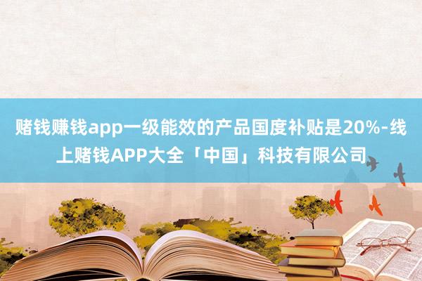 赌钱赚钱app一级能效的产品国度补贴是20%-线上赌钱APP大全「中国」科技有限公司